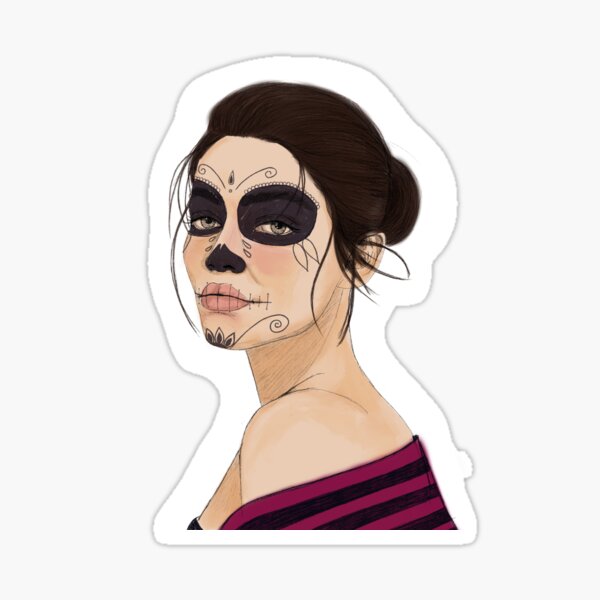 Item preview, Woman with La Carina Make Up designed and sold by KoebsellArt.