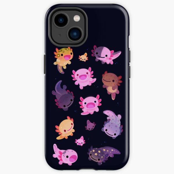 Happy axolotl iPhone Tough Case
