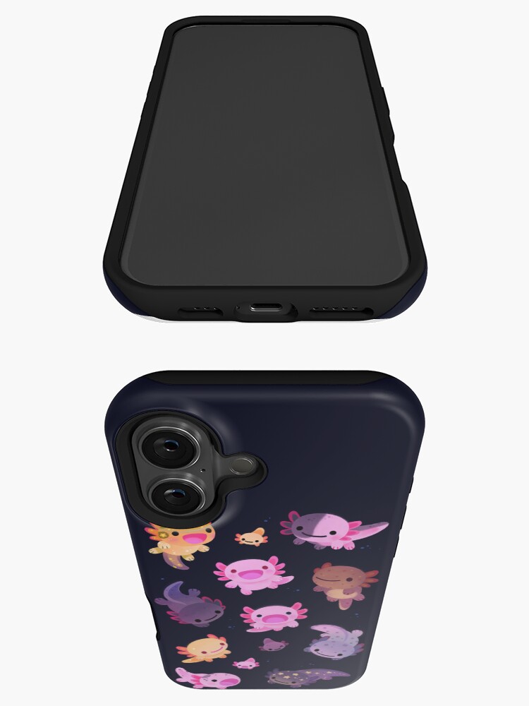 Thumbnail 3 of 4, iPhone Case, Happy axolotl designed and sold by pikaole.