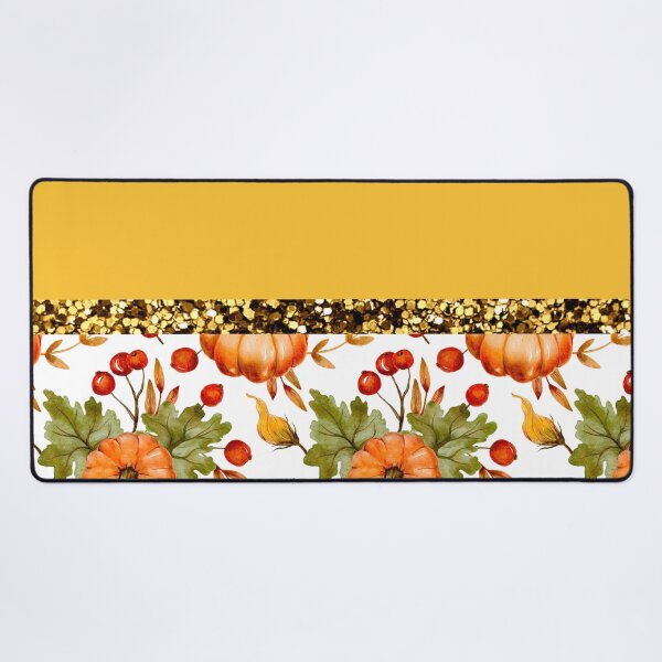 Item preview, Pumpkin And Berries With Glitter (Yellow) designed and sold by SimplyMe-Plus.
