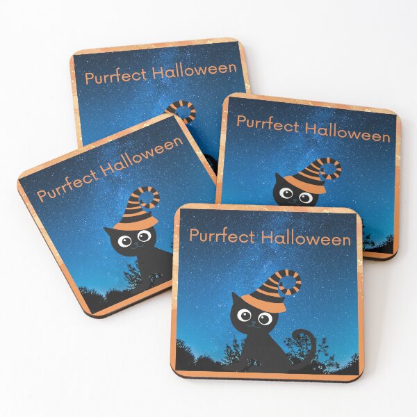Item preview, Purrfect Halloween designed and sold by Dream Bloom Gallery.