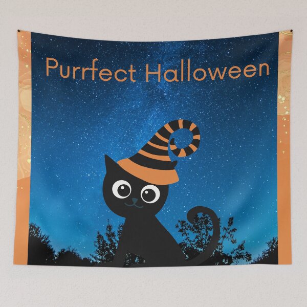 Item preview, Purrfect Halloween designed and sold by Dream Bloom Gallery.