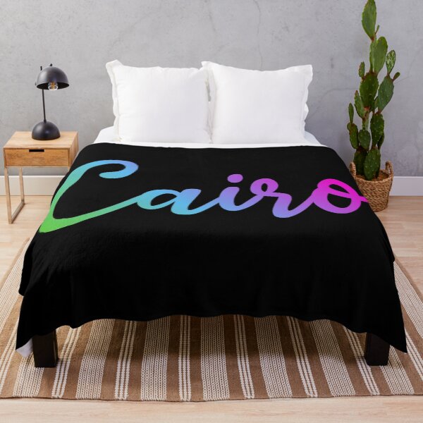 Item preview, Cairo Egypt - the largest city in Egypt - rainbow name of city designed and sold by ALLURE-minimal.
