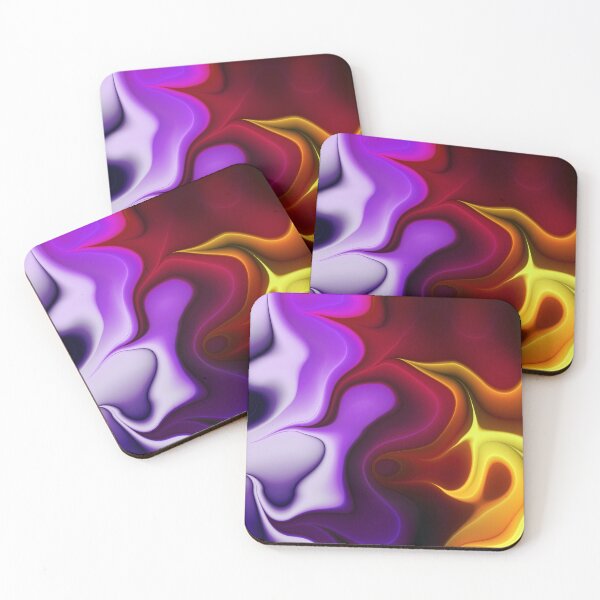 Item preview, Colorful Abstract Flames designed and sold by pinkal.