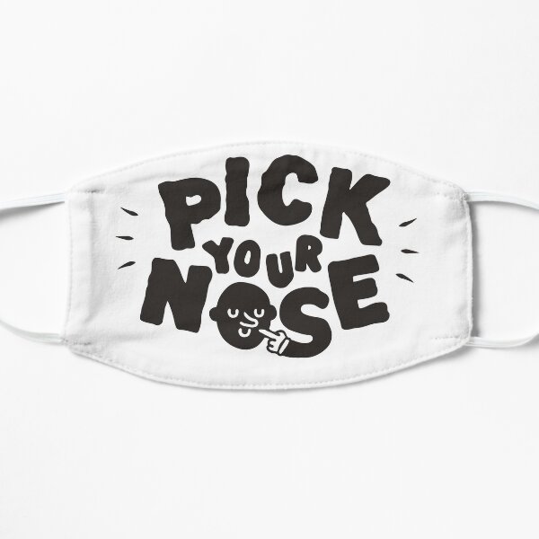 Funny Booger Nose Picker Kid Mask Mask for Sale by Nomadophilia