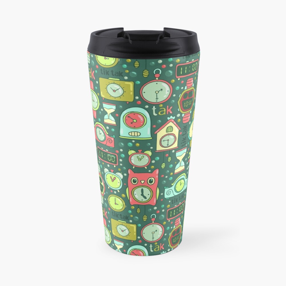 Clocks Travel Mug
