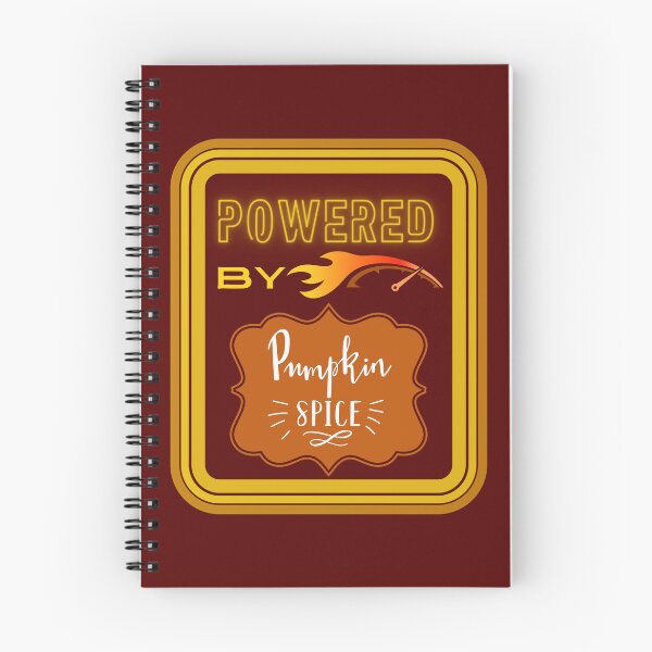 Item preview, Powered By Pumpkin Spice - Fall Colors Red designed and sold by Evolved-LovinIt.