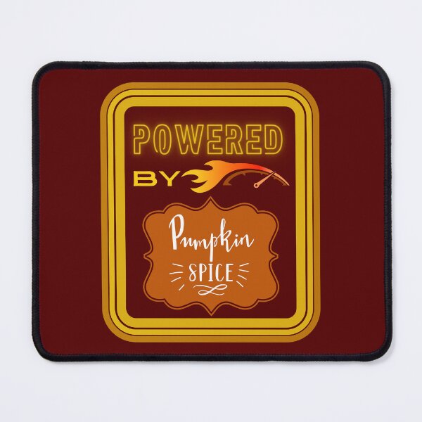 Item preview, Powered By Pumpkin Spice - Fall Colors Red designed and sold by Evolved-LovinIt.