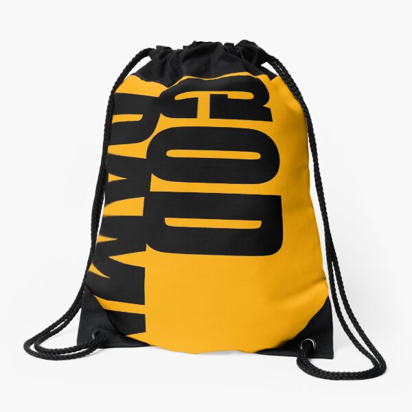 GODDAMN Sign Off Drawstring Bag