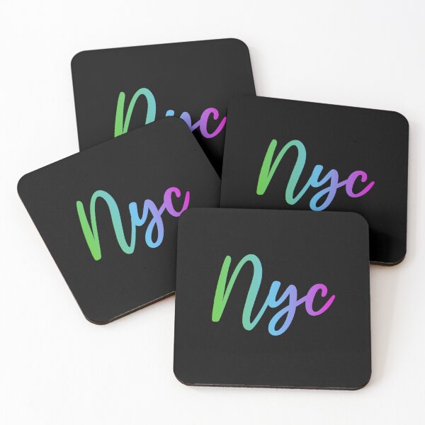 Item preview, New York - New York City - rainbow name of city designed and sold by ALLURE-minimal.