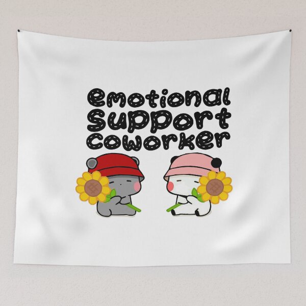 Item preview, Emotional Support Coworker designed and sold by imtinaneEmi.