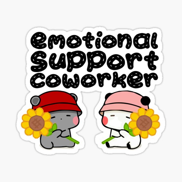 Item preview, Emotional Support Coworker designed and sold by imtinaneEmi.