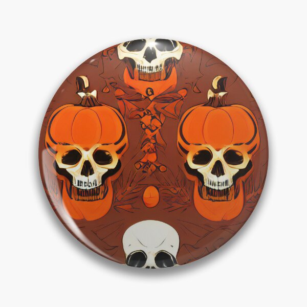 Item preview, Skull - Pumpkin designed and sold by RebelPurpleGirl.