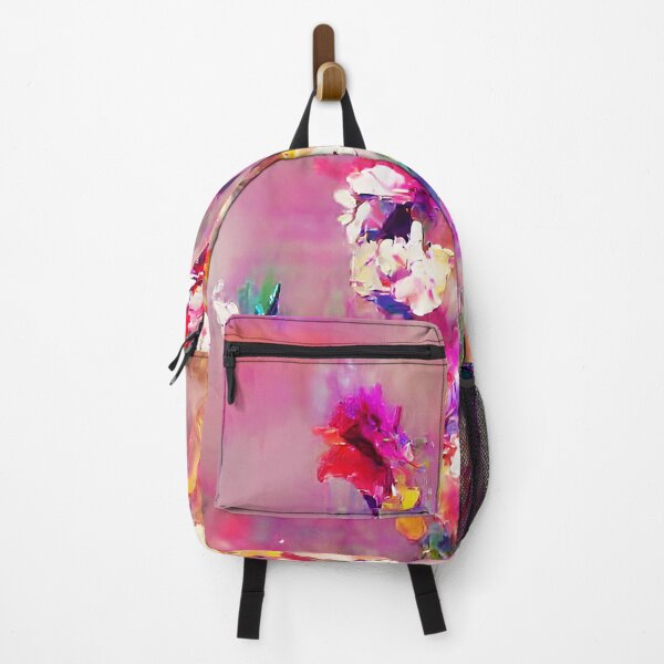 Item preview, Abstract Pink Sparkling Flowers-Cottagecore Collection designed and sold by BioDigital-Jazz.