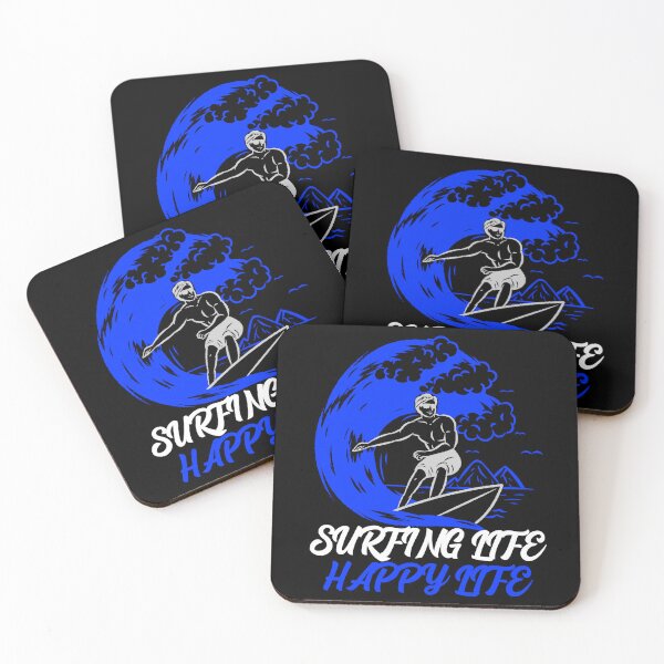 Item preview, SURFING LIFE HAPPY LIFE designed and sold by MJ96-PRO.