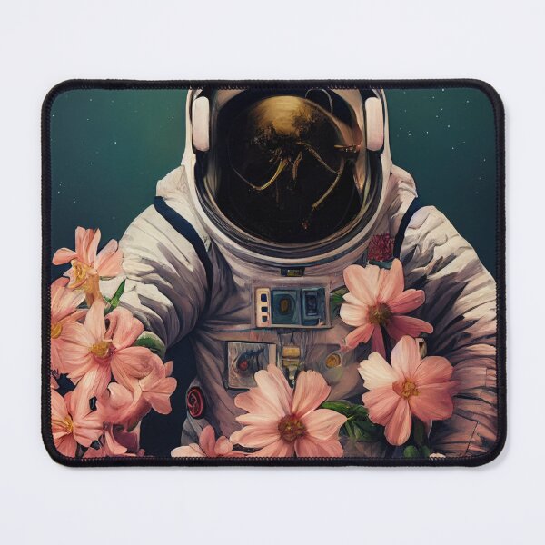 Item preview, Floral Space Astronaut Flowers designed and sold by maebella-art.