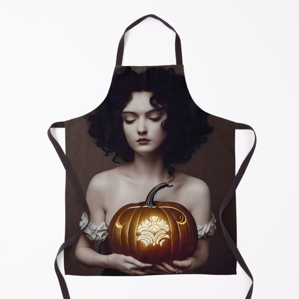 Item preview, Girl with pumpkin portrait designed and sold by arkymonart.
