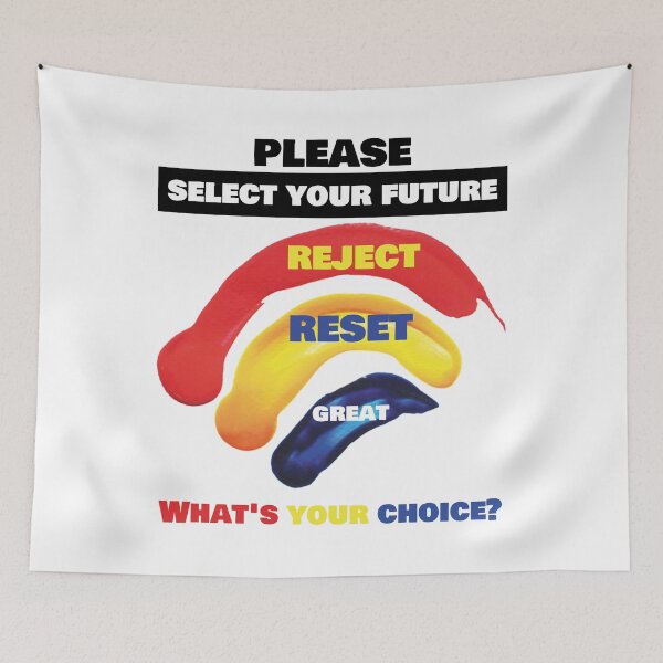 Item preview, Please Select Your Future What's Your Choice designed and sold by DesignerFollow.