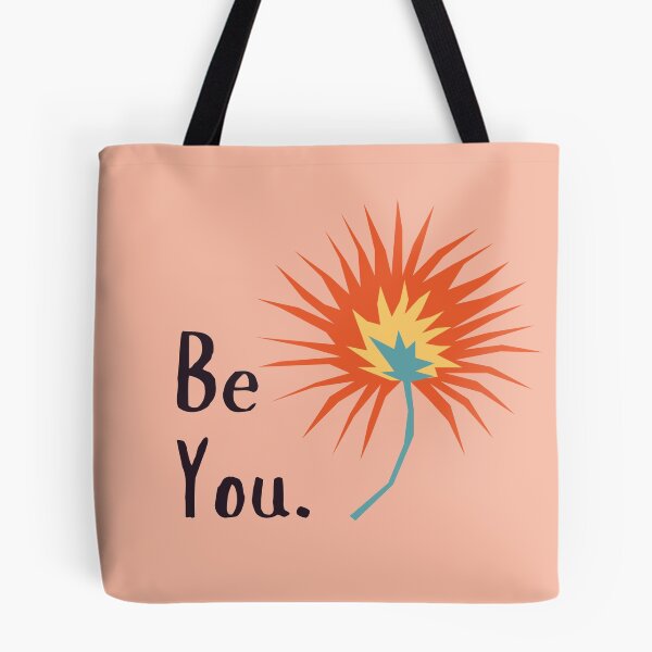 Item preview, Cute Be You Motivational Positivity Phrase with Colorful Floral Leaf Handwriting designed and sold by artis-expressio.