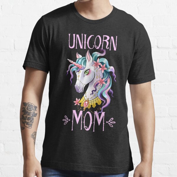 Unicorn Mom Unicorns Mama Theme Birthday Mother T Shirt T Shirt For Sale By Liquets 