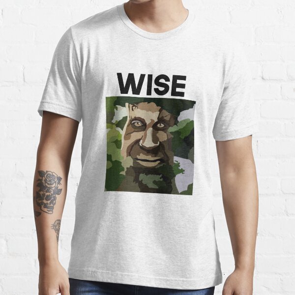 Wise Mystical Tree Face Old Mythical Oak Tree Funny Meme T-Shirt