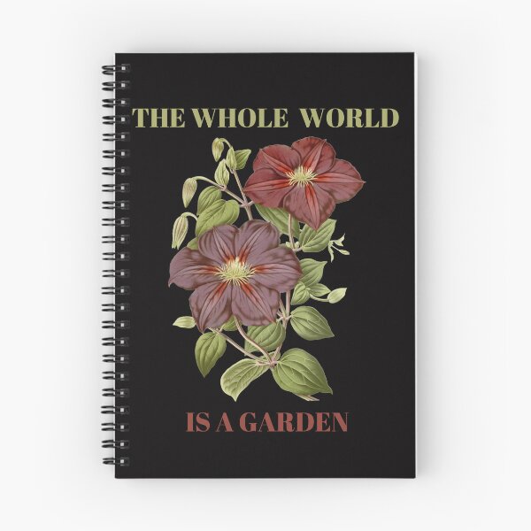 Item preview, THE WHOLE WORLD IS A GARDEN designed and sold by netdota.