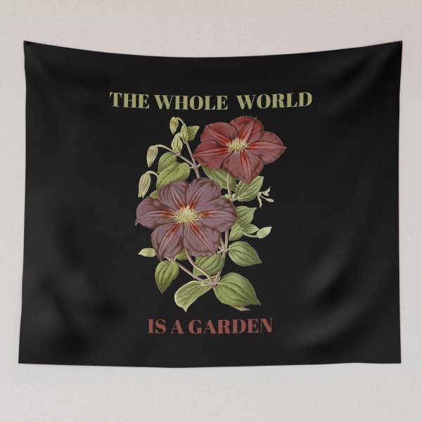 Item preview, THE WHOLE WORLD IS A GARDEN designed and sold by netdota.