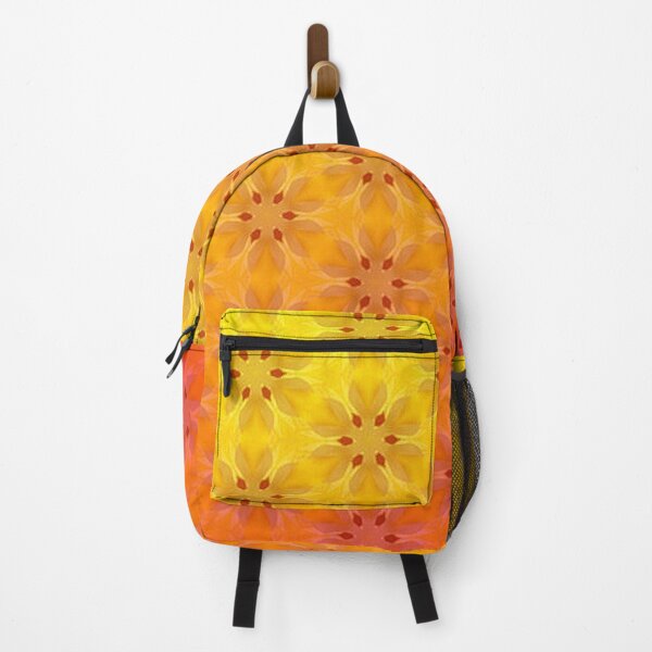 Item preview, Abstract Ombre Autumn Flowers Yellow Orange designed and sold by LaurenWDesigns.