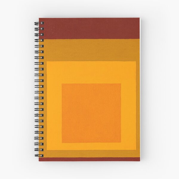 Item preview, josef albers Study for Homage to the Square. Departing in yellow, orange,dark red  designed and sold by Olivia-One.