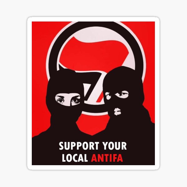 Support Your Local Antifa - Anti-Fascist Action Sticker