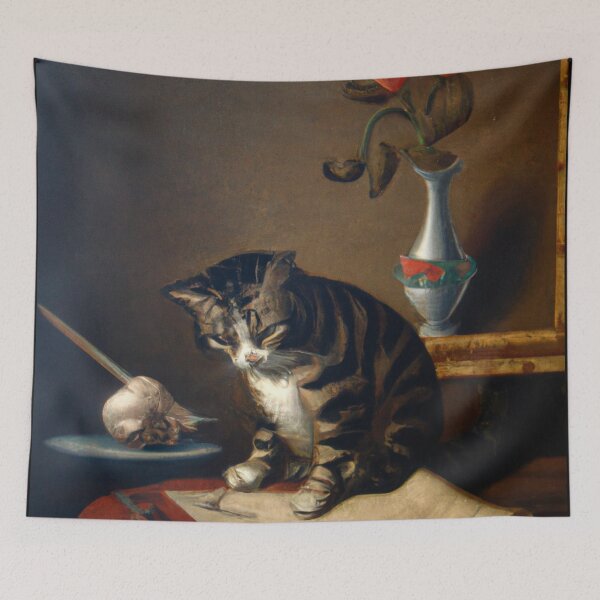 Item preview, Percy the Cat, painting (Baroque) designed and sold by thecatandkettle.