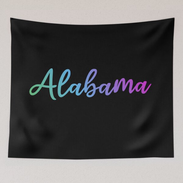 Item preview, Alabama USA - Alabama State - rainbow name of state designed and sold by ALLURE-minimal.