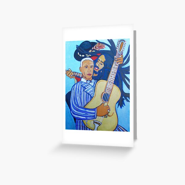 Twelve Strings Greeting Card