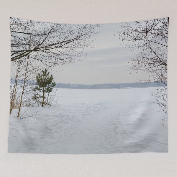Item preview, Tranquil landscape with the lake designed and sold by lena-maximova.