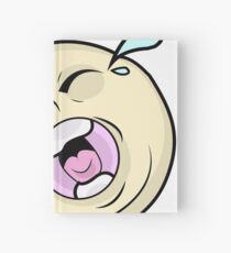 Crying Baby Face on Board Hardcover Journal
