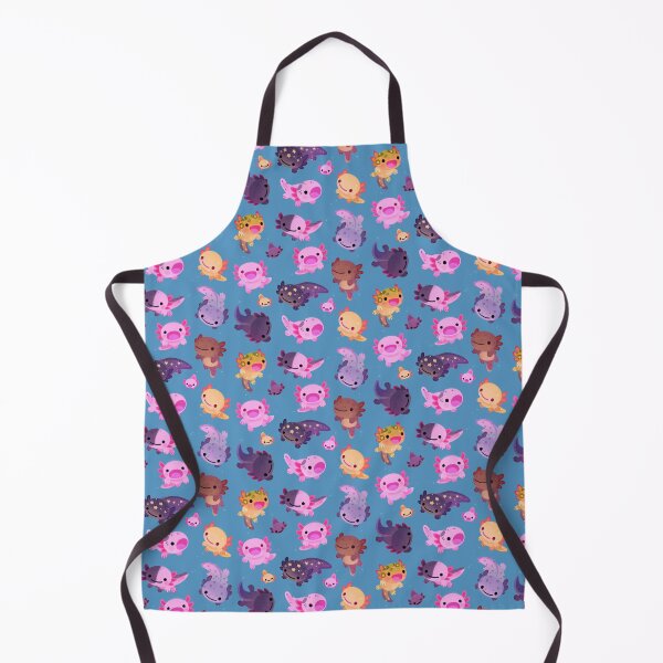 Vista previa del artículo con la obra «Ajolote feliz - azul», diseñado y vendido por pikaole.