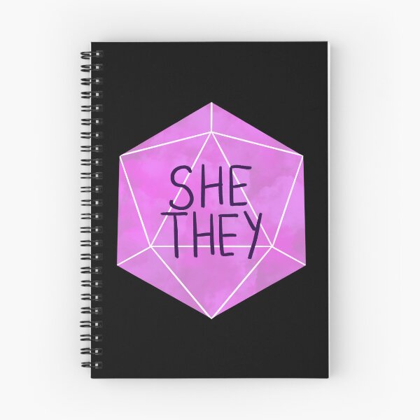 Item preview, She/They Dice Pronouns designed and sold by AstralAbraxas.