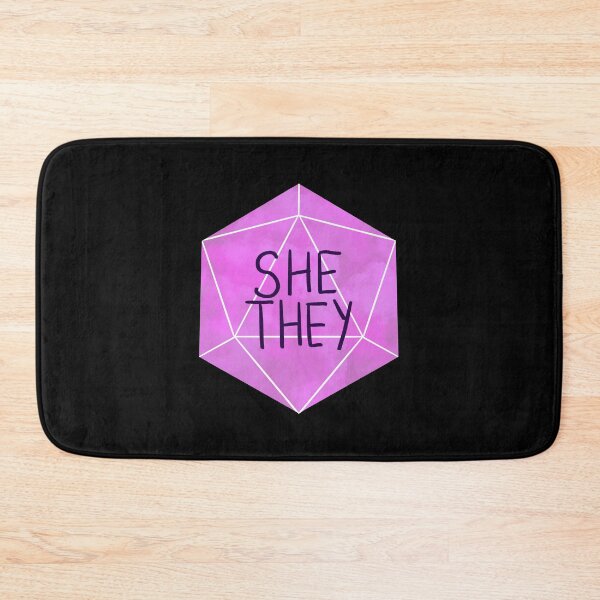 Item preview, She/They Dice Pronouns designed and sold by AstralAbraxas.