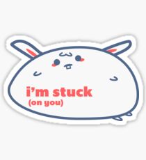 Relatable Bunny - I'm Stuck Sticker