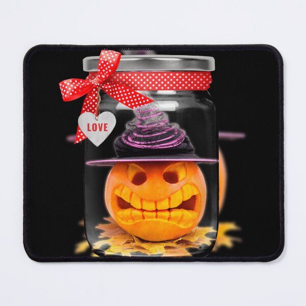 Item preview, Crazy Loved puMpkin with hat In Jar designed and sold by TVstuff.