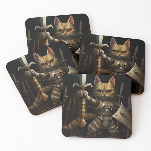 Item preview, Bronte the Cat, at the head of the army (Fantasy) designed and sold by thecatandkettle.