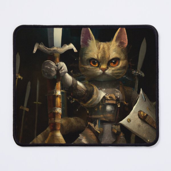 Item preview, Bronte the Cat, at the head of the army (Fantasy) designed and sold by thecatandkettle.