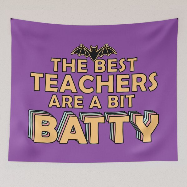Item preview, Retro Batty Teacher designed and sold by chillaxcats.