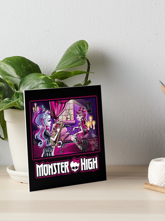 Monster High Draculaura Reel Drama Doll Pet Bat Poster Stand New