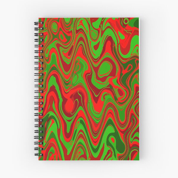 Item preview, Red And Green Paint Art, Oil Swirls designed and sold by NinniSilver.