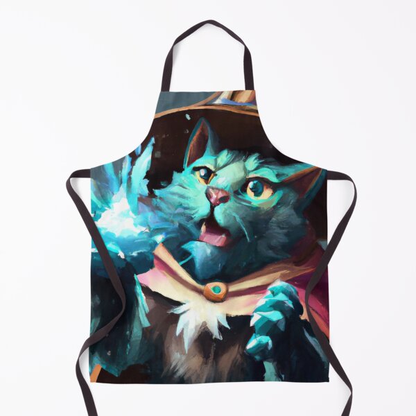 Item preview, Filet the Cat, holding a magic stone (Fantasy) designed and sold by thecatandkettle.