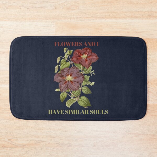 Item preview, FLOWERS AND I HAVE SIMILAR SOULS designed and sold by netdota.