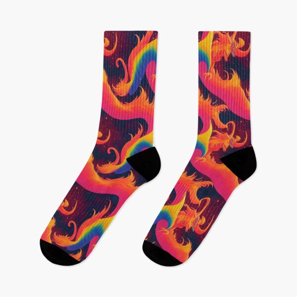 Item preview, Fire Rainbow Pattern designed and sold by SmirkingDesigns.
