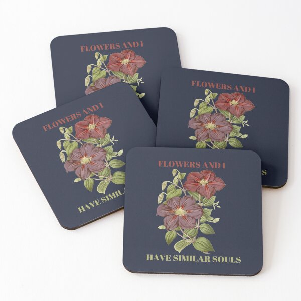 Item preview, FLOWERS AND I HAVE SIMILAR SOULS designed and sold by netdota.