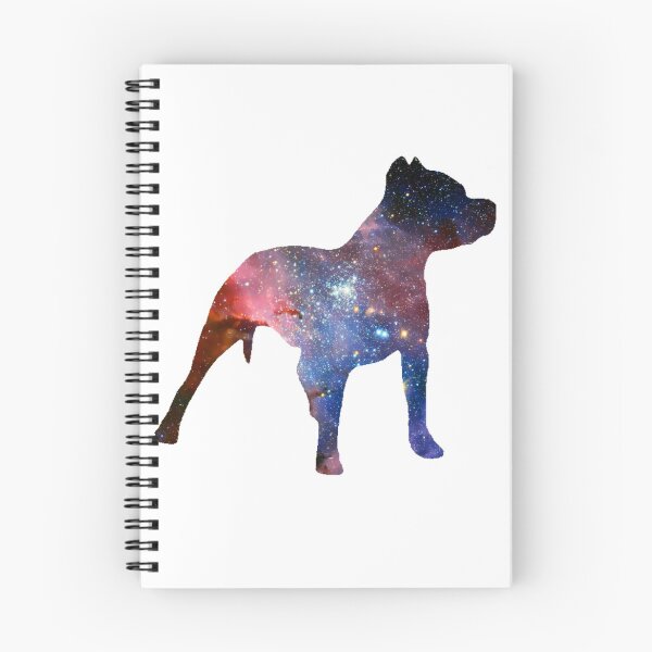Item preview, Galaxy Pitbull: Red/Blue designed and sold by LittleMsHorner.